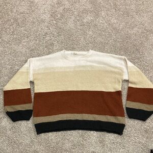 Women’s Autumn Striped Sweater